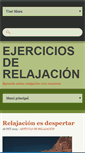 Mobile Screenshot of ejerciciosderelajacion.com