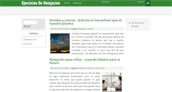 Desktop Screenshot of ejerciciosderelajacion.net