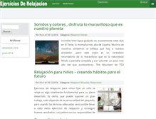 Tablet Screenshot of ejerciciosderelajacion.net